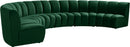 Infinity Green Velvet 6pc. Modular Sectional - NY Furniture Direct (NY)