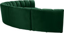 Infinity Green Velvet 6pc. Modular Sectional - NY Furniture Direct (NY)
