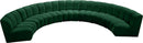 Infinity Green Velvet 7pc. Modular Sectional - NY Furniture Direct (NY)