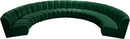 Infinity Green Velvet 8pc. Modular Sectional - NY Furniture Direct (NY)