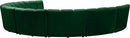 Infinity Green Velvet 8pc. Modular Sectional - NY Furniture Direct (NY)