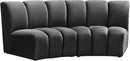 Infinity Grey Velvet 2pc. Modular Sectional - NY Furniture Direct (NY)