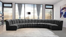 Infinity Grey Velvet 7pc. Modular Sectional - NY Furniture Direct (NY)