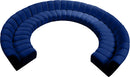 Infinity Navy Velvet 10pc. Modular Sectional - NY Furniture Direct (NY)