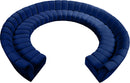 Infinity Navy Velvet 11pc. Modular Sectional - NY Furniture Direct (NY)