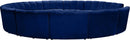 Infinity Navy Velvet 12pc. Modular Sectional - NY Furniture Direct (NY)