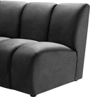 Infinity Grey Velvet 10pc. Modular Sectional - NY Furniture Direct (NY)
