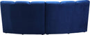 Infinity Navy Velvet 2pc. Modular Sectional - NY Furniture Direct (NY)