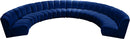 Infinity Navy Velvet 8pc. Modular Sectional - NY Furniture Direct (NY)