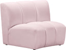 Infinity Pink Velvet Modular Chair - NY Furniture Direct (NY)