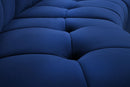 Limitless Navy Velvet 10pc. Modular Sectional