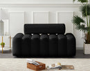 Melody Black Velvet Loveseat - NY Furniture Direct (NY)