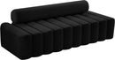 Melody Black Velvet Sofa - NY Furniture Direct (NY)