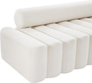 Melody Cream Velvet Sofa - NY Furniture Direct (NY)