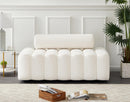 Melody Cream Velvet Loveseat - NY Furniture Direct (NY)