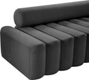 Melody Grey Velvet Loveseat - NY Furniture Direct (NY)