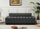 Melody Grey Velvet Sofa - NY Furniture Direct (NY)