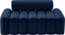 Melody Navy Velvet Loveseat - NY Furniture Direct (NY)