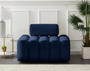 Melody Navy Velvet Chair - NY Furniture Direct (NY)