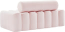 Melody Pink Velvet Loveseat - NY Furniture Direct (NY)