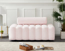Melody Pink Velvet Loveseat - NY Furniture Direct (NY)