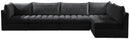 Jacob Black Velvet Modular Sectional - NY Furniture Direct (NY)