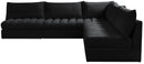 Jacob Black Velvet Modular Sectional - NY Furniture Direct (NY)