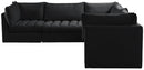 Jacob Black Velvet Modular Sectional - NY Furniture Direct (NY)