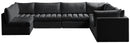 Jacob Black Velvet Modular Sectional - NY Furniture Direct (NY)