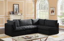 Jacob Black Velvet Modular Sectional - NY Furniture Direct (NY)