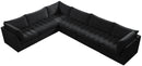 Jacob Black Velvet Modular Sectional - NY Furniture Direct (NY)