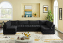 Jacob Black Velvet Modular Sectional - NY Furniture Direct (NY)