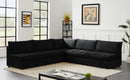 Jacob Black Velvet Modular Sectional - NY Furniture Direct (NY)