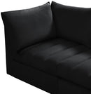 Jacob Black Velvet Modular Sectional - NY Furniture Direct (NY)
