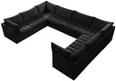 Jacob Black Velvet Modular Sectional - NY Furniture Direct (NY)