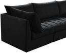 Jacob Black Velvet Modular Sectional - NY Furniture Direct (NY)