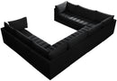 Jacob Black Velvet Modular Sectional - NY Furniture Direct (NY)