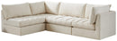 Jacob Cream Velvet Modular Sectional - NY Furniture Direct (NY)