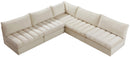 Jacob Cream Velvet Modular Sectional - NY Furniture Direct (NY)
