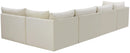 Jacob Cream Velvet Modular Sectional - NY Furniture Direct (NY)