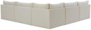 Jacob Cream Velvet Modular Sectional - NY Furniture Direct (NY)