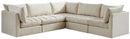 Jacob Cream Velvet Modular Sectional - NY Furniture Direct (NY)