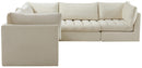 Jacob Cream Velvet Modular Sectional - NY Furniture Direct (NY)