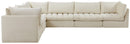 Jacob Cream Velvet Modular Sectional - NY Furniture Direct (NY)