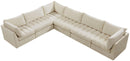 Jacob Cream Velvet Modular Sectional - NY Furniture Direct (NY)