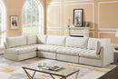Jacob Cream Velvet Modular Sectional - NY Furniture Direct (NY)