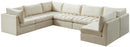 Jacob Cream Velvet Modular Sectional - NY Furniture Direct (NY)