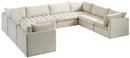 Jacob Cream Velvet Modular Sectional - NY Furniture Direct (NY)