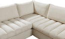 Jacob Cream Velvet Modular Sectional - NY Furniture Direct (NY)