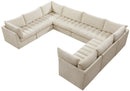 Jacob Cream Velvet Modular Sectional - NY Furniture Direct (NY)